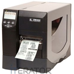 Промышленный термотрансферный принтер штрих кодов ZM400 Zebra ціна